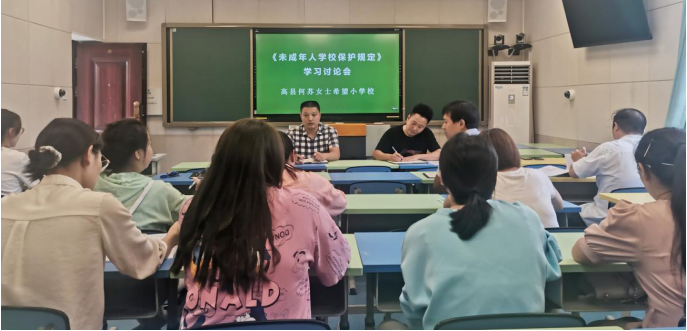 高县何苏女士希望小学校开展未成年人保护专项活动