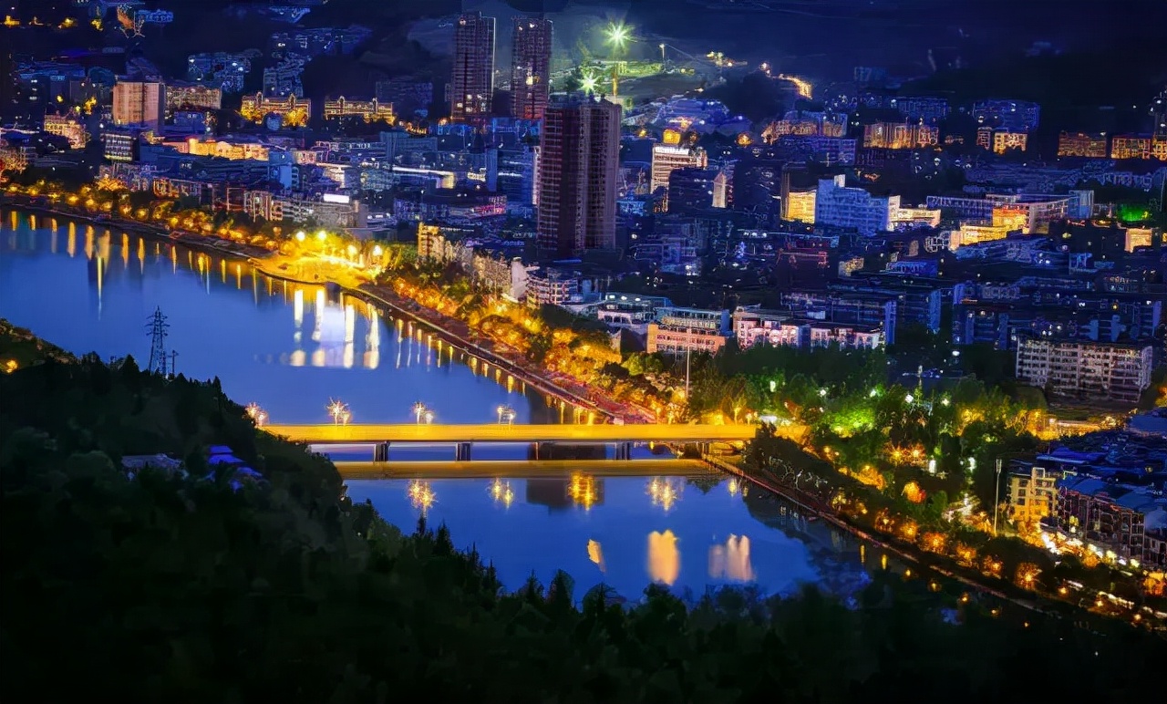 大蜀道文化旅游节系列宣传之十三：广元利州的夜景，好惊艳